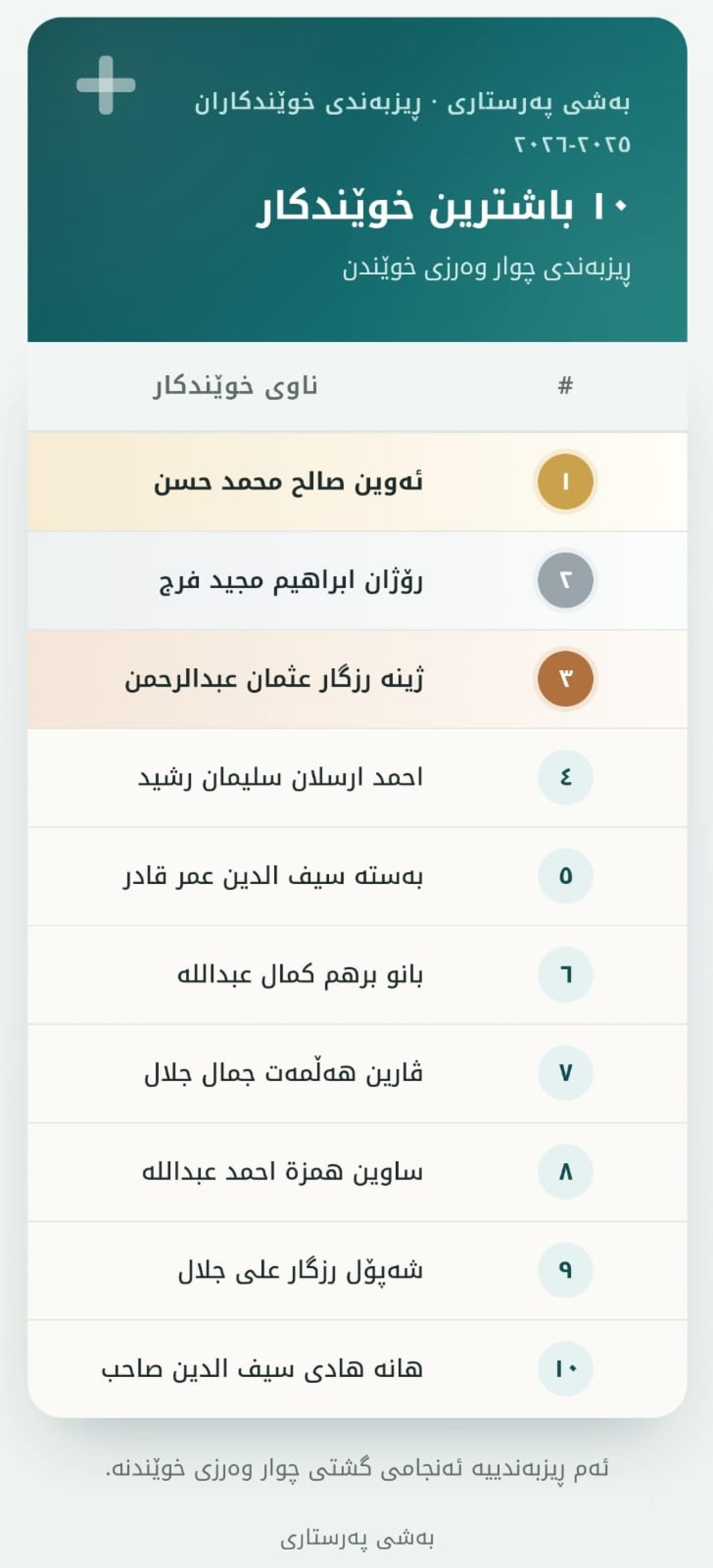 course